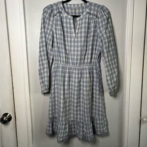 New! Blue Checkered Women's Dress from Daniel Rainn Anthrogologie | Small